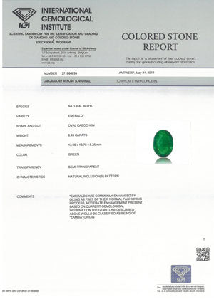 Emerald-colored-stone-report