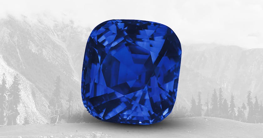 克什米尔矢车菊蓝宝石 - 令人难以置信的丝绒蓝