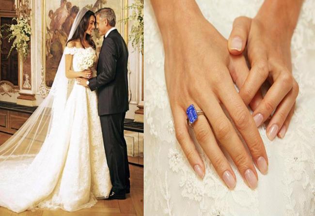 11 枚名人用蓝宝石打造的钻石订婚戒指！  婚戒 名人 第2张