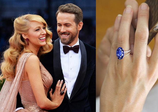 11 枚名人用蓝宝石打造的钻石订婚戒指！  婚戒 名人 第8张