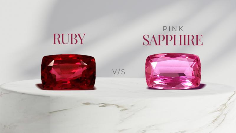 如何区分红宝石和粉色蓝宝石，两种宝石的区别？