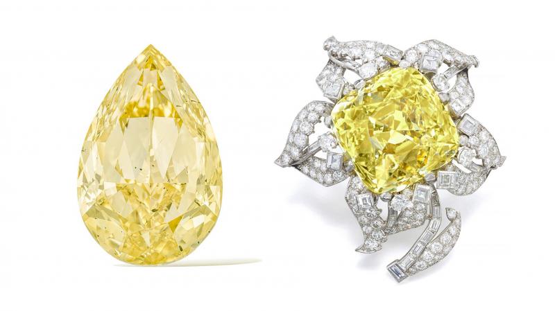 佳士得和苏富比近期将拍卖的2颗巨大黄钻